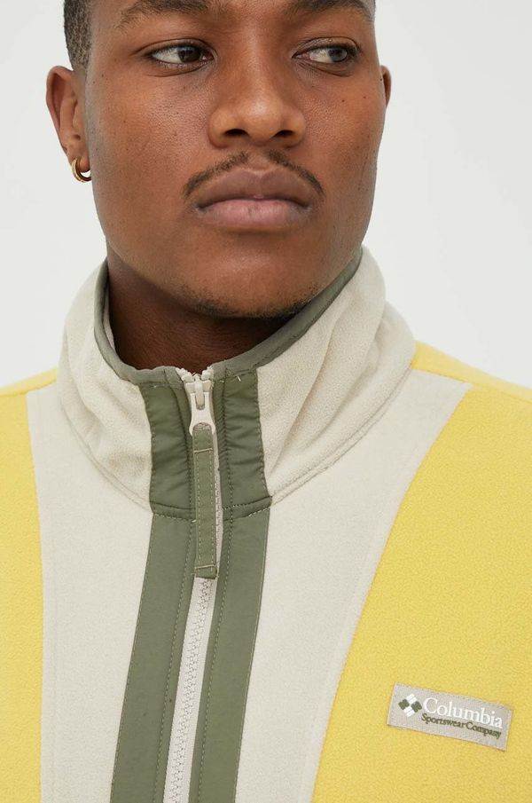 Columbia Dukserica Columbia Back Bowl za muškarce, boja: žuta, s uzorkom, 1890764.SS23-743