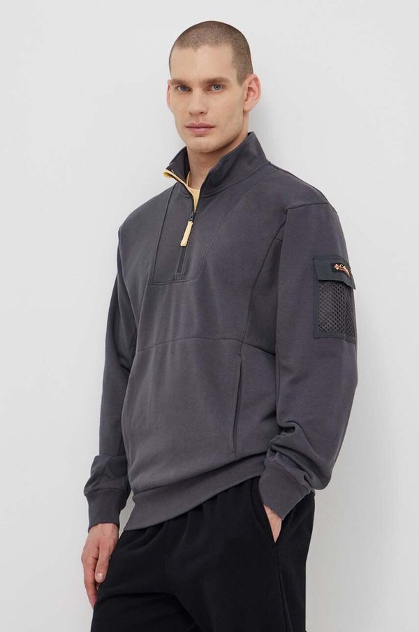 Columbia Dukserica Columbia Painted Peak za muškarce, boja: siva, bez uzorka, 2074521