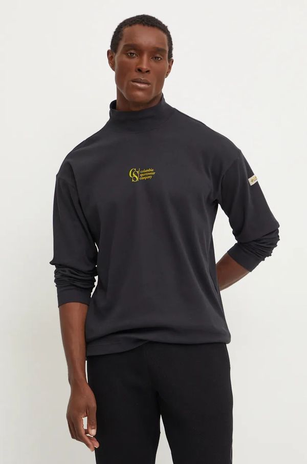 Columbia Dukserica Columbia Wallowa za muškarce, boja: crna, s tiskom, 2090861