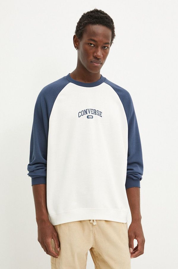 Converse Dukserica Converse za muškarce, boja: tamno plava, s uzorkom, 10027641-A02