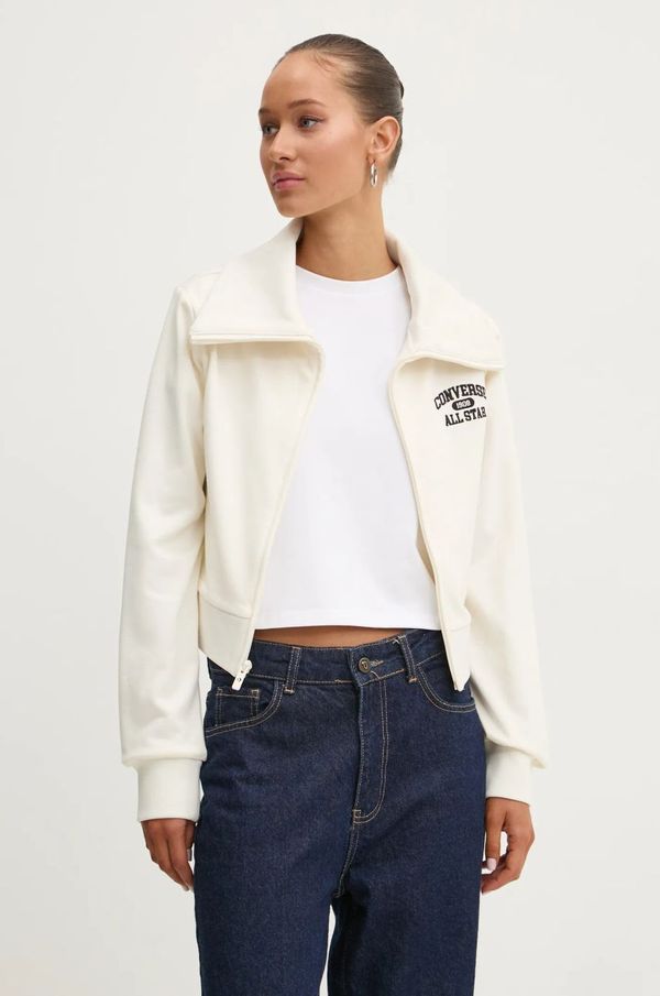 Converse Dukserica Converse za žene, boja: bež, bez uzorka, 10026778-A03