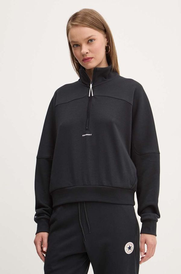 Converse Dukserica Converse za žene, boja: crna, bez uzorka, 10026781-A03