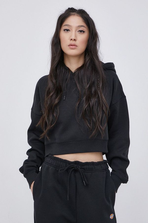 Dickies Dukserica Dickies za žene, boja: crna, s kapuljačom, DK0A4XJTBLK-BLACK