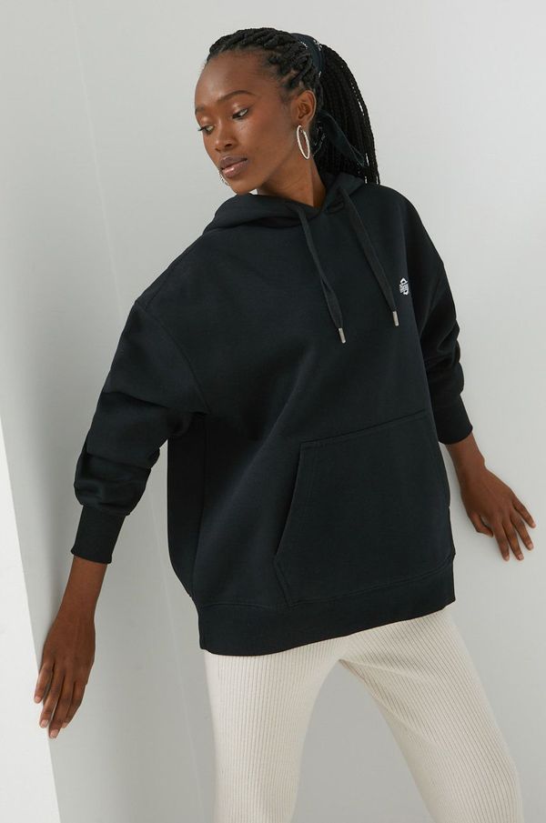 Dickies Dukserica Dickies za žene, boja: crna, s kapuljačom, s aplikacijom