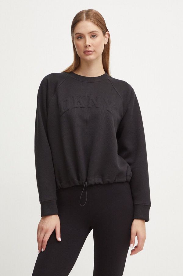DKNY Dukserica Dkny za žene, boja: crna, s aplikacijom, DP4T9946