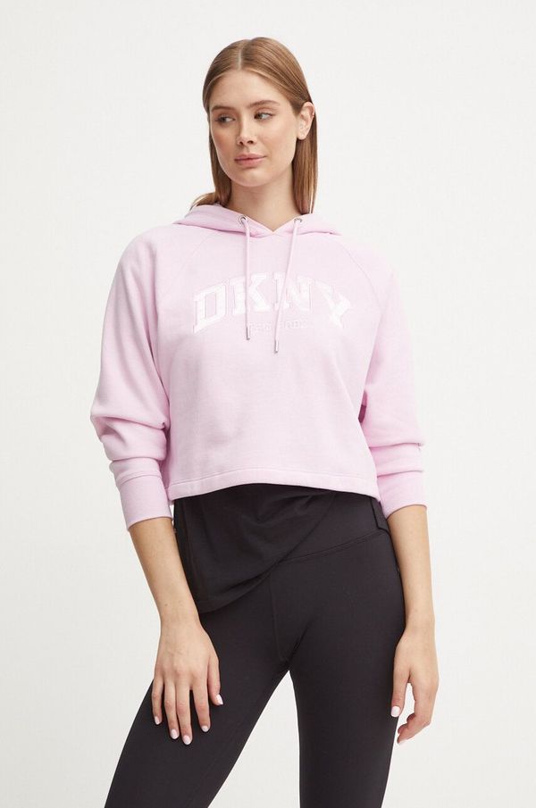DKNY Dukserica Dkny za žene, boja: ružičasta, bez uzorka, DP4T9811