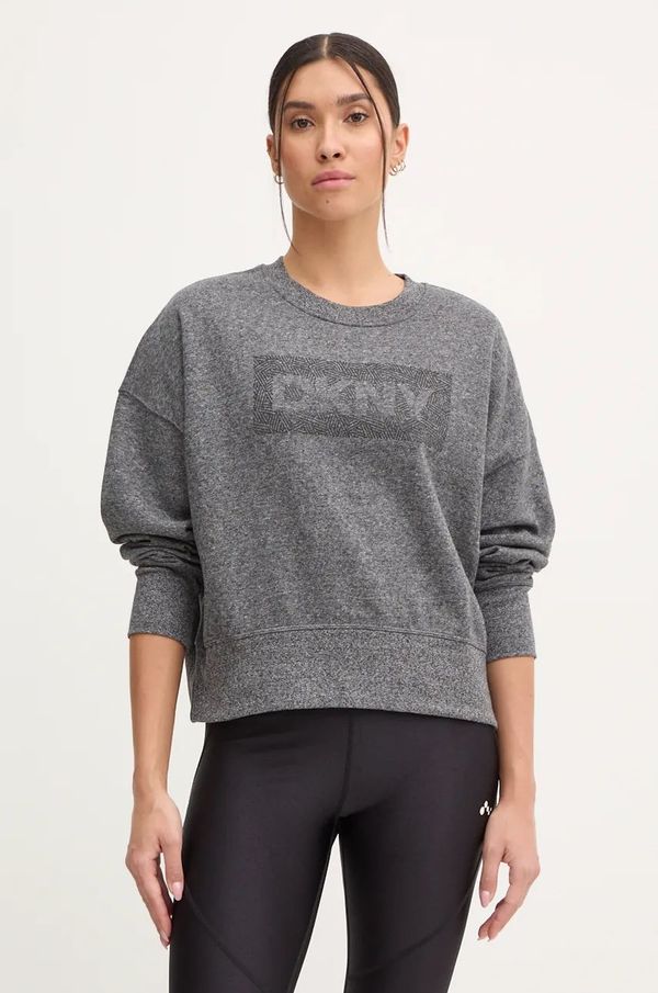 DKNY Dukserica Dkny za žene, boja: siva, melanž, DP4T1041