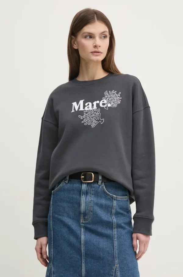 Drivemebikini Dukserica Drivemebikini MARE za žene, boja: siva, s tiskom