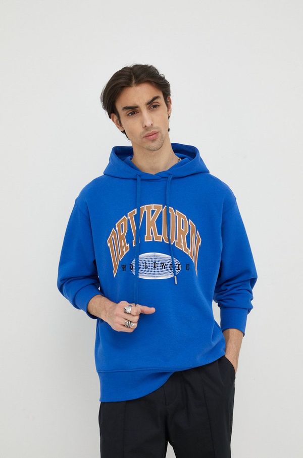 Drykorn Dukserica Drykorn za muškarce, s kapuljačom, s tiskom