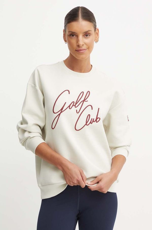 EA7 Emporio Armani Dukserica EA7 Emporio Armani boja: bež, s aplikacijom, TJUEZ.6DTM40