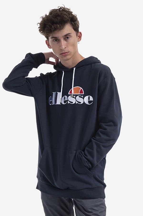 Ellesse Dukserica Ellesse Ferrer za muškarce, boja: zelena, s kapuljačom, glatka, SHK13288-KHAKI