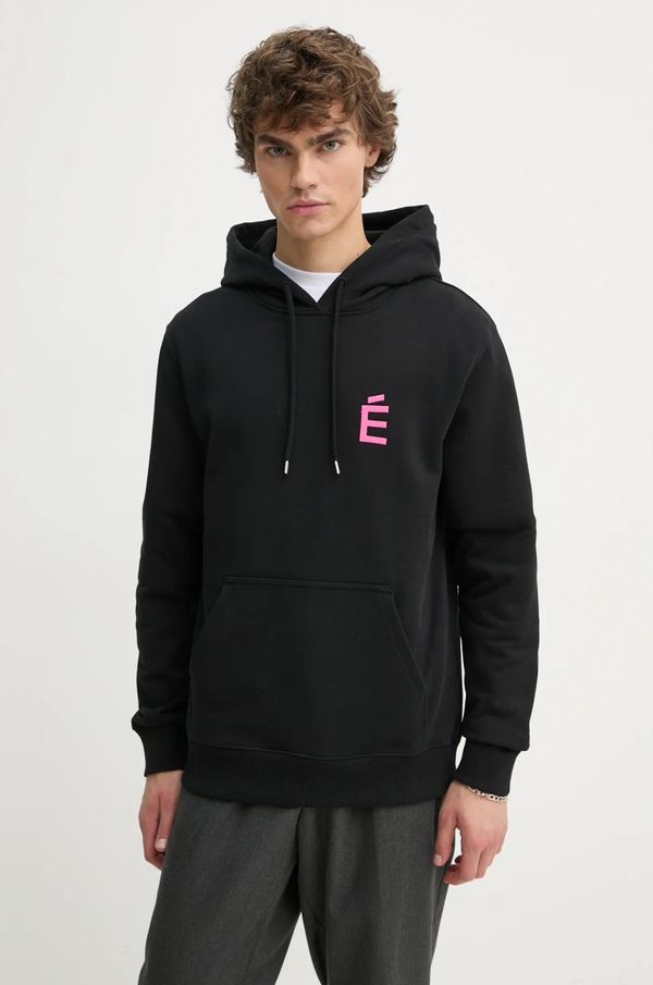 Études Studio Dukserica Études Studio za muškarce, boja: crna, s kapuljačom, s aplikacijom, H24MMSWE261