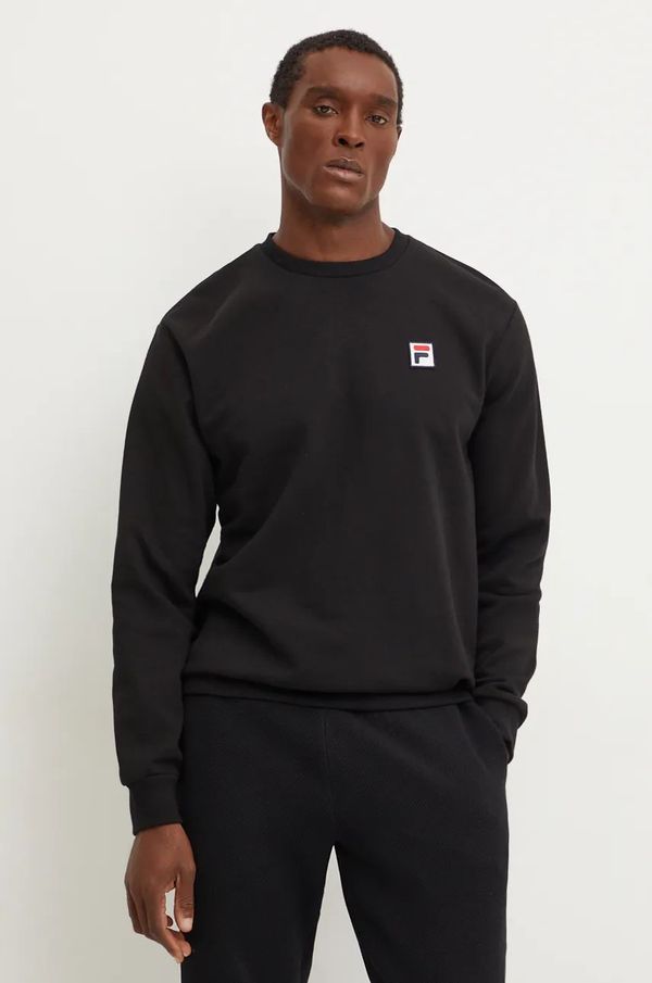 Fila Dukserica Fila Ligonier za muškarce, boja: crna, bez uzorka, FAM0790