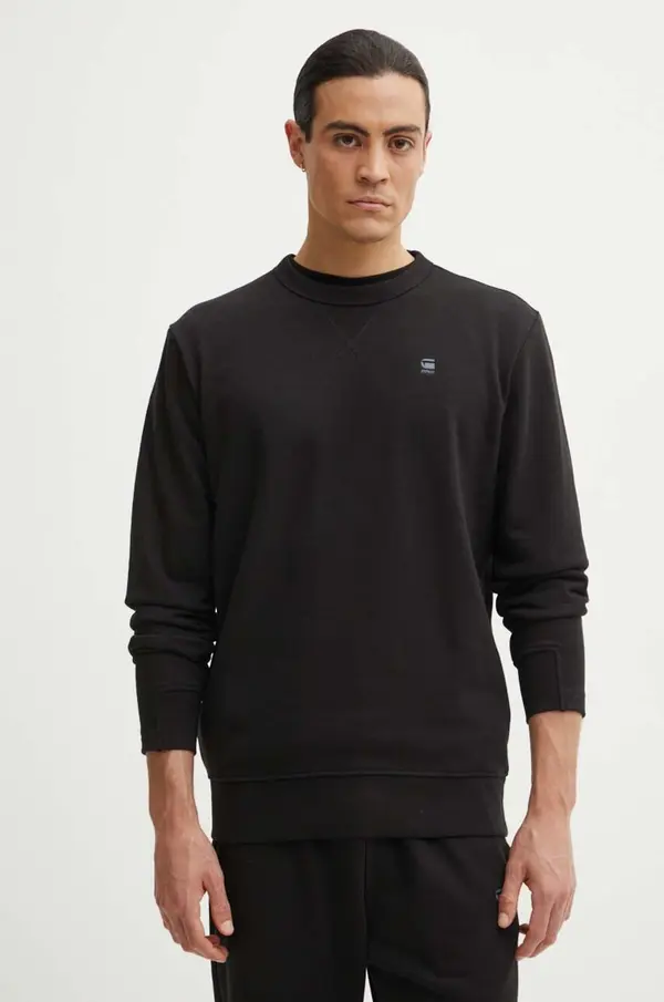 G-Star Raw Dukserica G-Star Raw za muškarce, boja: crna, bez uzorka, D25121-D566