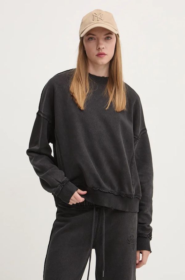 Guess Originals Dukserica Guess Originals za žene, boja: crna, s aplikacijom, W4BQ12 KC811