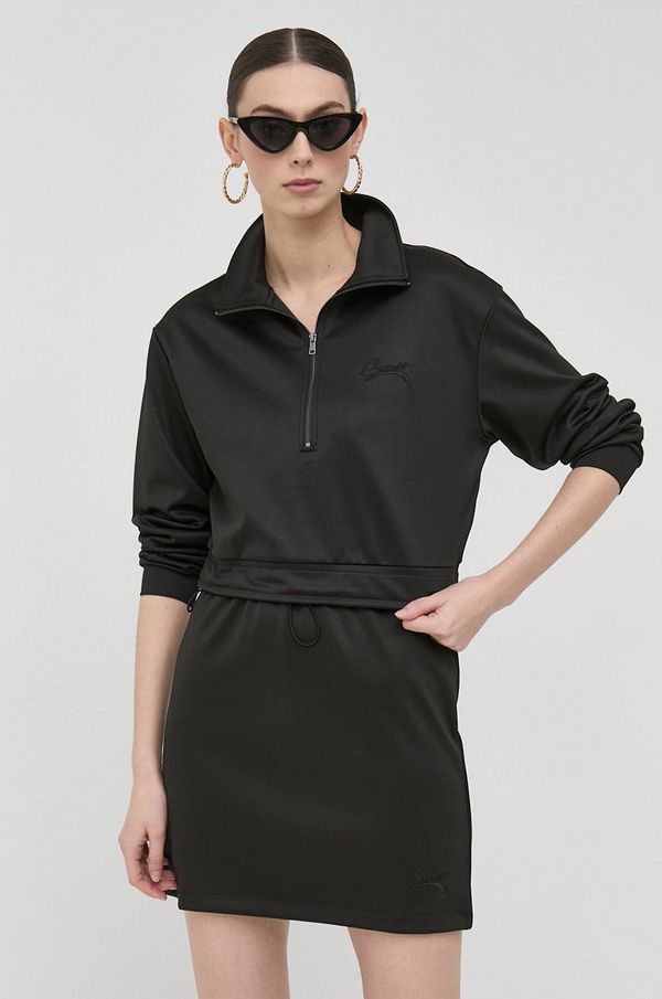 Guess Dukserica Guess za žene, boja: crna, glatka