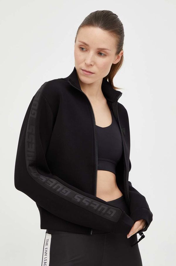 Guess Dukserica Guess za žene, boja: crna, glatka