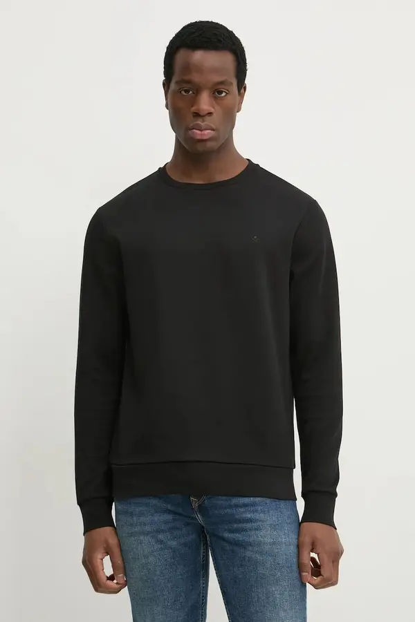 Hackett London Dukserica Hackett London za muškarce, boja: crna, bez uzorka, HM581165
