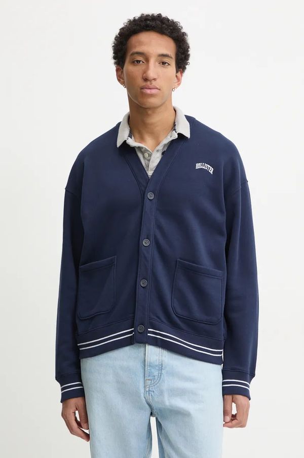 Hollister Co. Dukserica Hollister Co. za muškarce, boja: tamno plava, bez uzorka, KI322-4156