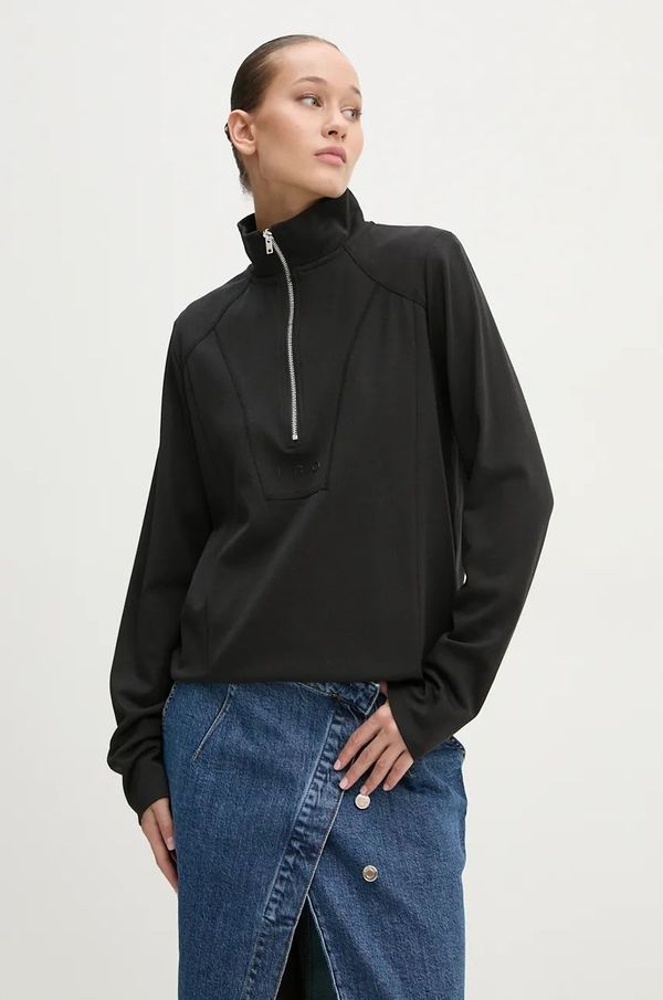 IRO Dukserica IRO za žene, boja: crna, bez uzorka, WM16JEMIPA