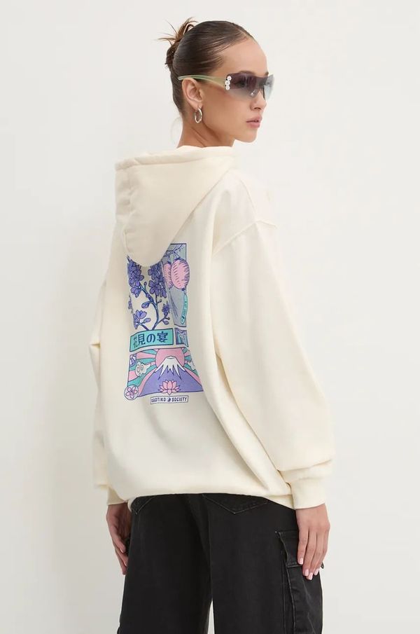 Kaotiko Dukserica Kaotiko boja: bež, s tiskom, AP022-01-G002