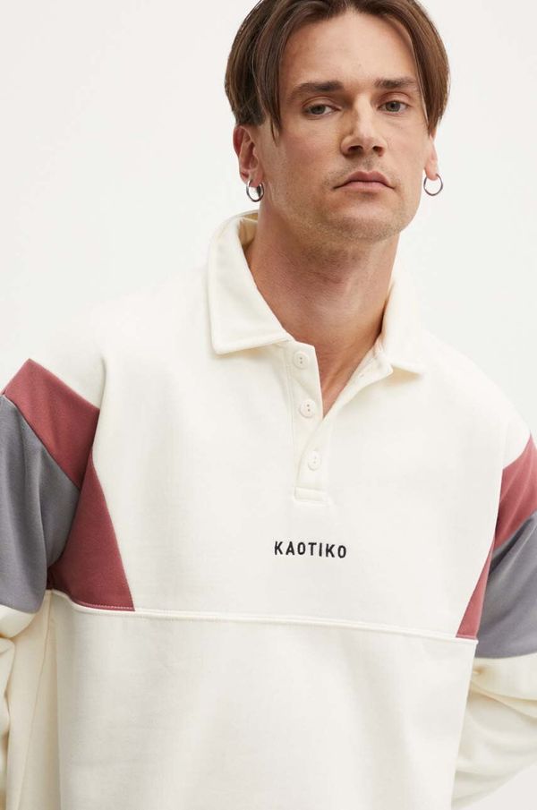 Kaotiko Dukserica Kaotiko boja: bež, s uzorkom, AP015-01-G002