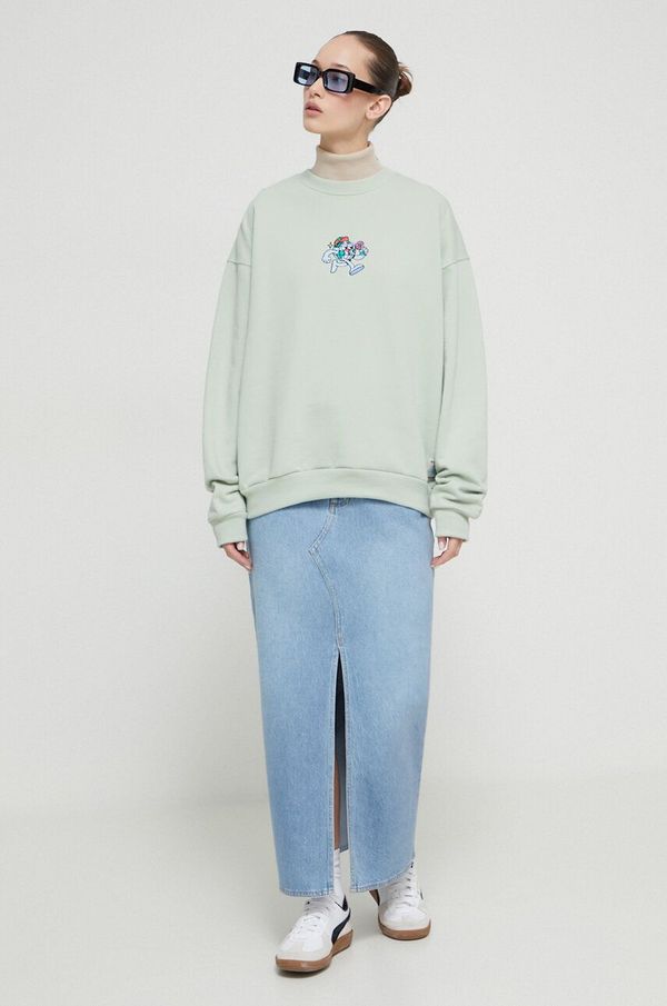 Kaotiko Dukserica Kaotiko boja: zelena, s aplikacijom