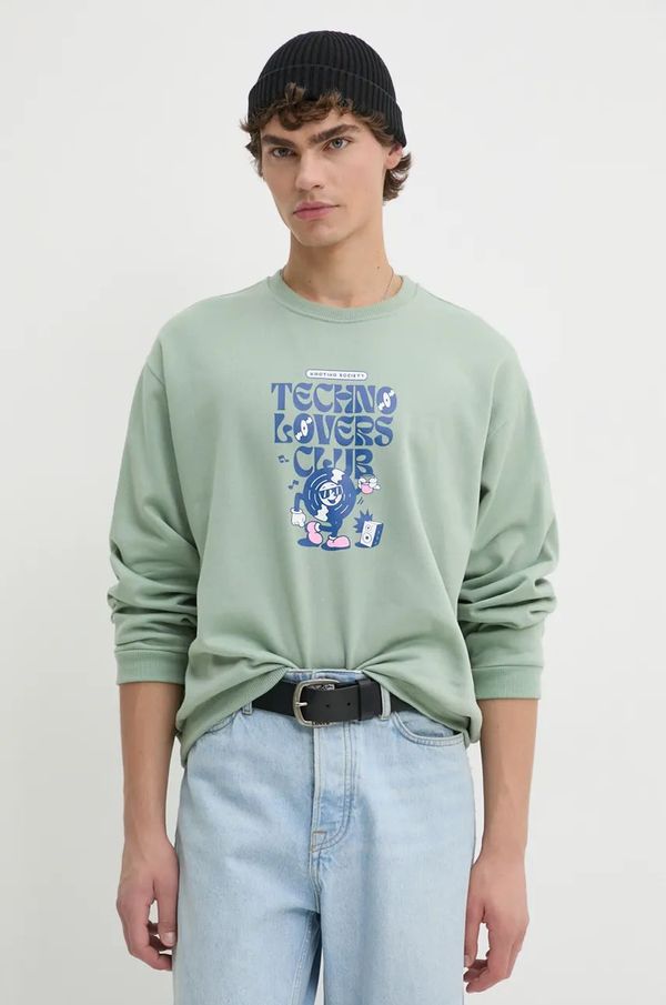 Kaotiko Dukserica Kaotiko boja: zelena, s tiskom, AP022-01-M002