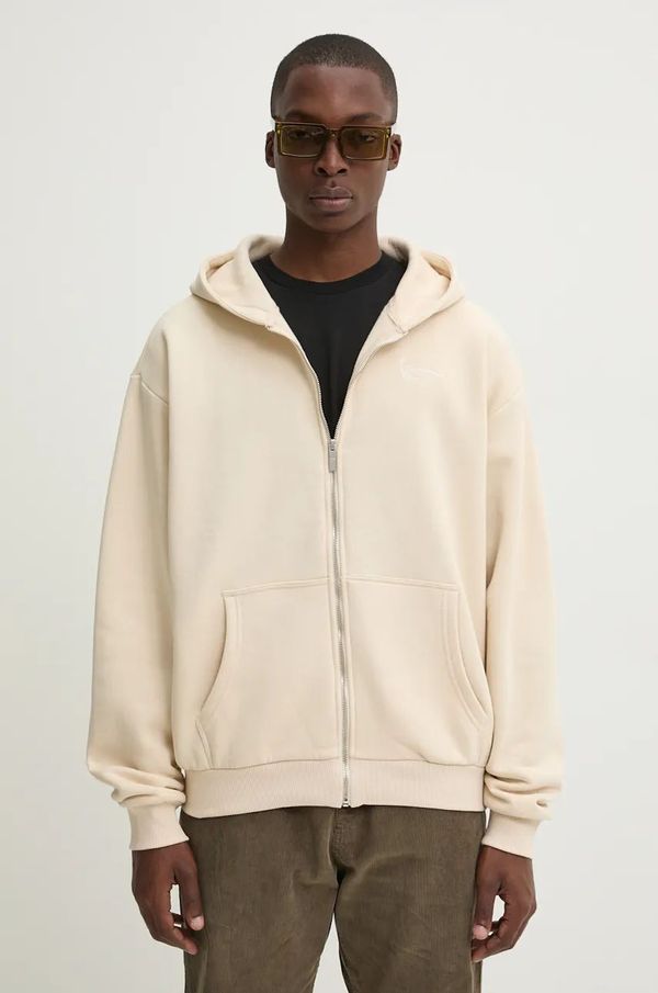 Karl Kani Dukserica Karl Kani za muškarce, boja: bež, s kapuljačom, bez uzorka, 60220054