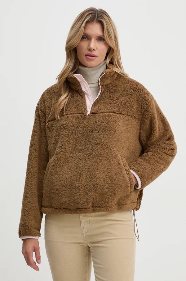 Levi's Dukserica Levi's za žene, boja: smeđa, bez uzorka, A9339