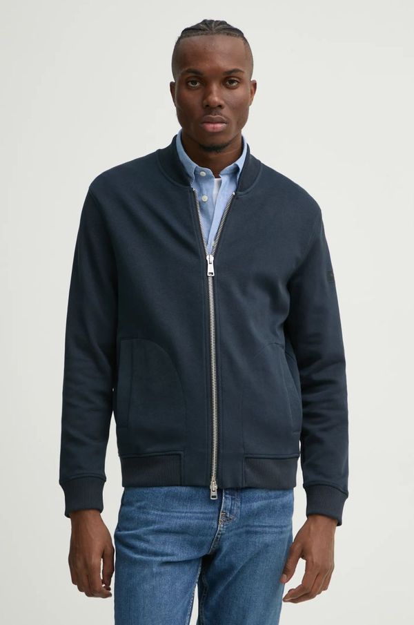 Marc O'Polo Dukserica Marc O'Polo za muškarce, boja: tamno plava, bez uzorka, 520400257014