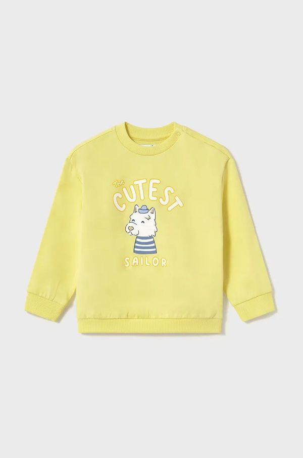 Mayoral Dukserica Mayoral boja: žuta, s tiskom, 1466