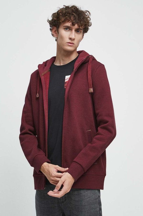 Medicine Dukserica Medicine za muškarce, boja: bordo, s kapuljačom