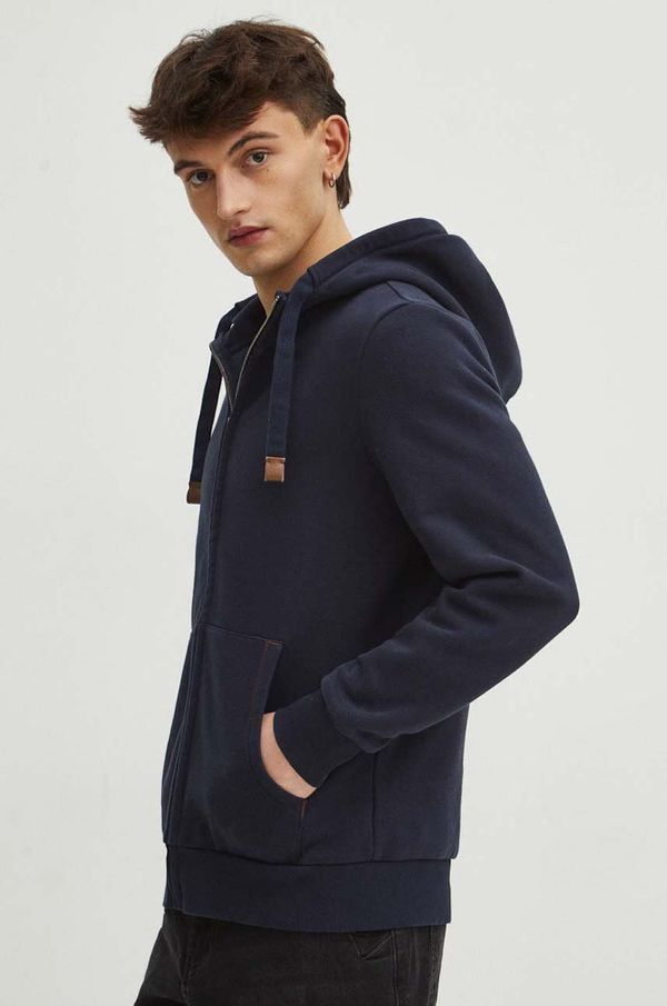 Medicine Dukserica Medicine za muškarce, boja: tamno plava, s kapuljačom, bez uzorka