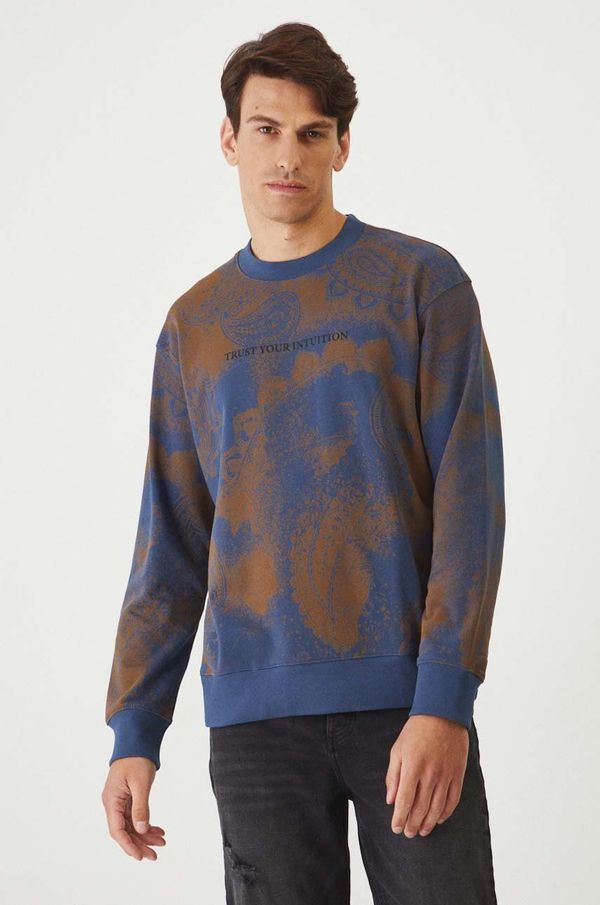 Medicine Dukserica Medicine za muškarce, boja: tamno plava, s uzorkom