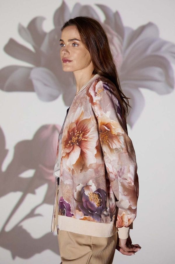 Medicine Dukserica Medicine za žene, boja: bež, s uzorkom