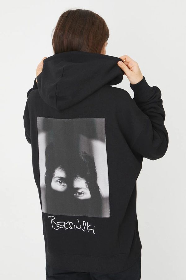 Medicine Dukserica Medicine za žene, boja: crna, s kapuljačom, s tiskom