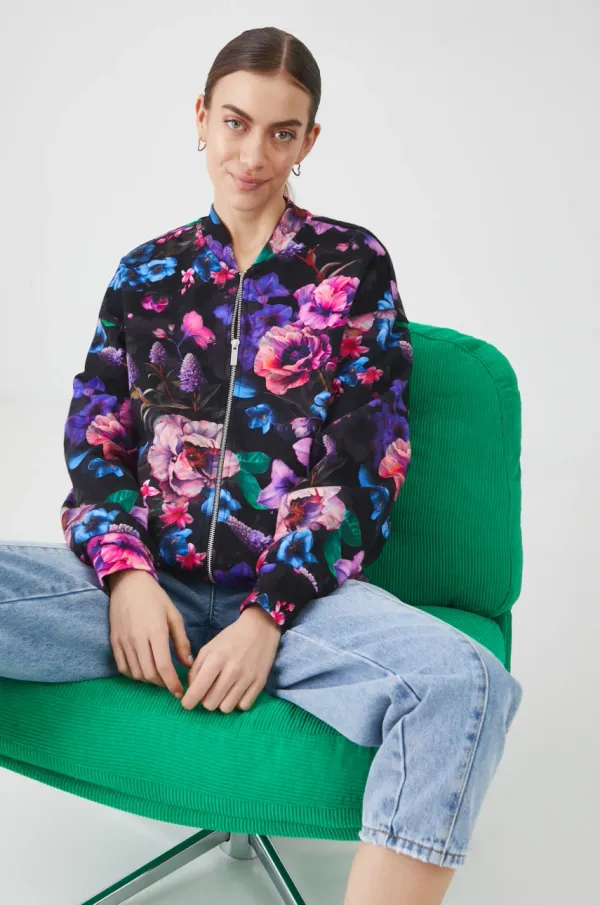 Medicine Dukserica Medicine za žene, boja: crna, s uzorkom