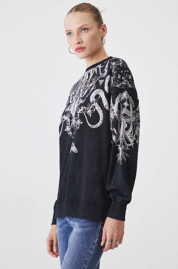 Medicine Dukserica Medicine za žene, boja: siva, s tiskom