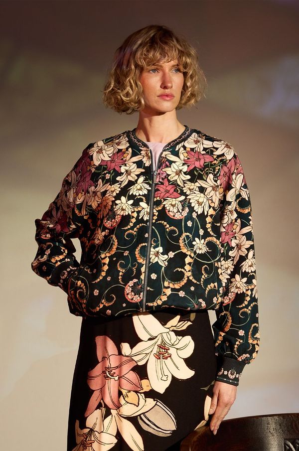 Medicine Dukserica Medicine za žene, boja: tirkizna, s uzorkom