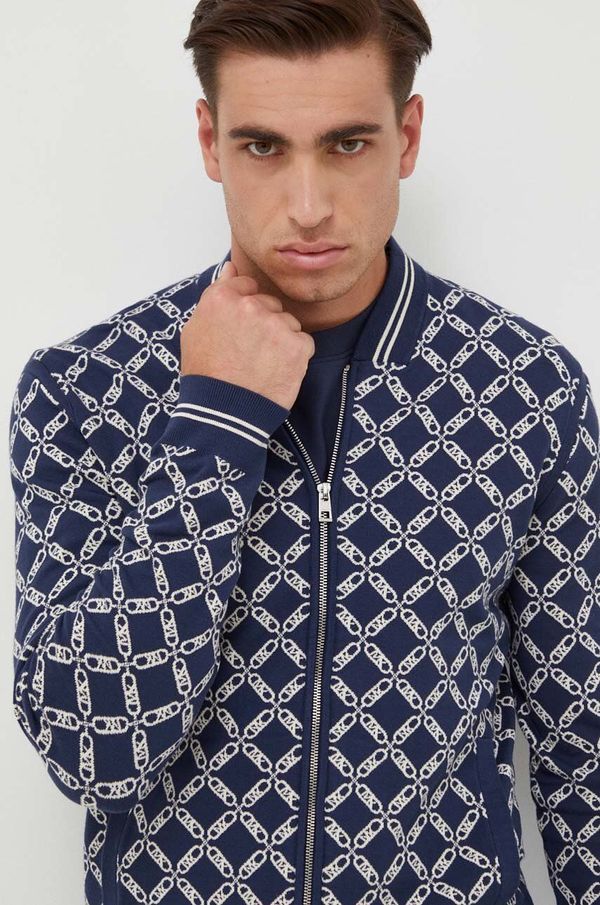 Michael Kors Dukserica Michael Kors za muškarce, boja: tamno plava, s uzorkom