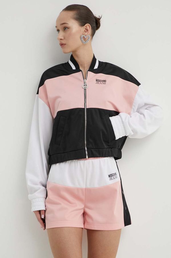 Moschino Jeans Dukserica Moschino Jeans za žene, s uzorkom