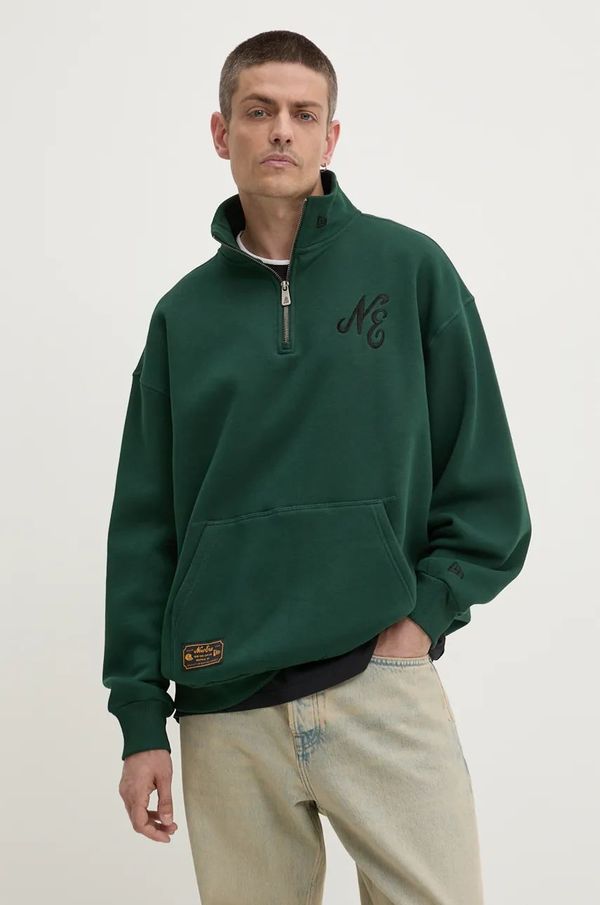 New Era Dukserica New Era boja: zelena, s aplikacijom, 60564829