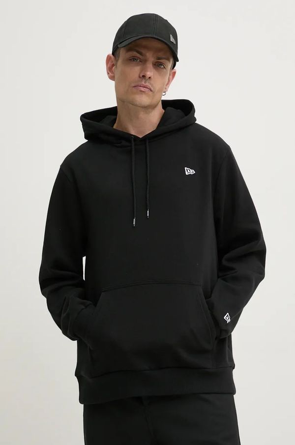 New Era Dukserica New Era za muškarce, boja: crna, s kapuljačom, bez uzorka, 60416735