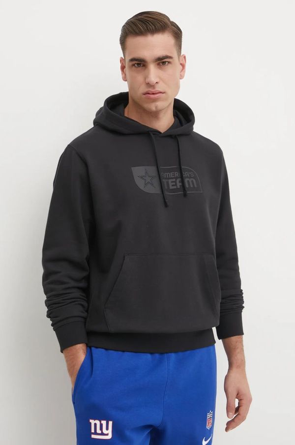 Nike Dukserica Nike Dallas Cowboys za muškarce, boja: crna, s kapuljačom, s aplikacijom, 01D1-00A-7RD-RS5