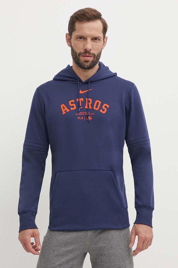 Nike Dukserica Nike Houston Astros za muškarce, boja: tamno plava, s kapuljačom, s tiskom