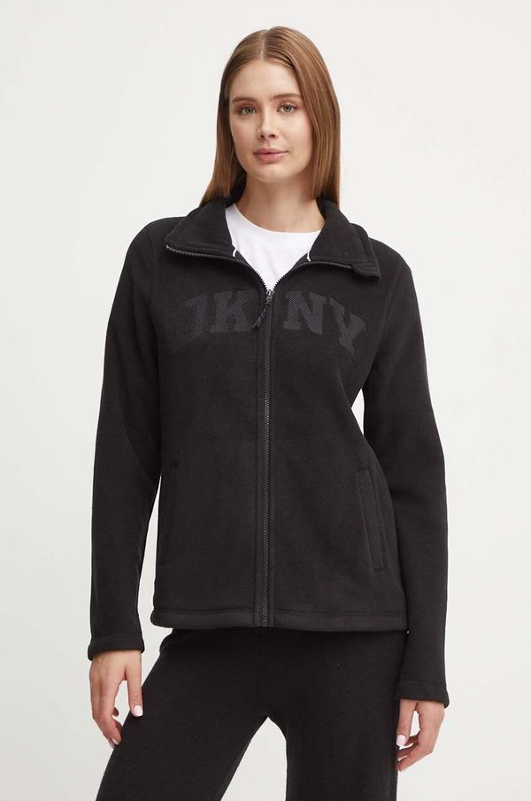 DKNY Dukserica od flisa Dkny boja: crna, bez uzorka, DP4J9479