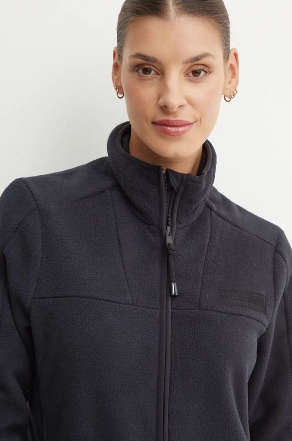 Napapijri Dukserica od flisa Napapijri Yupik 2.0 boja: crna, bez uzorka, NP0A4I550411