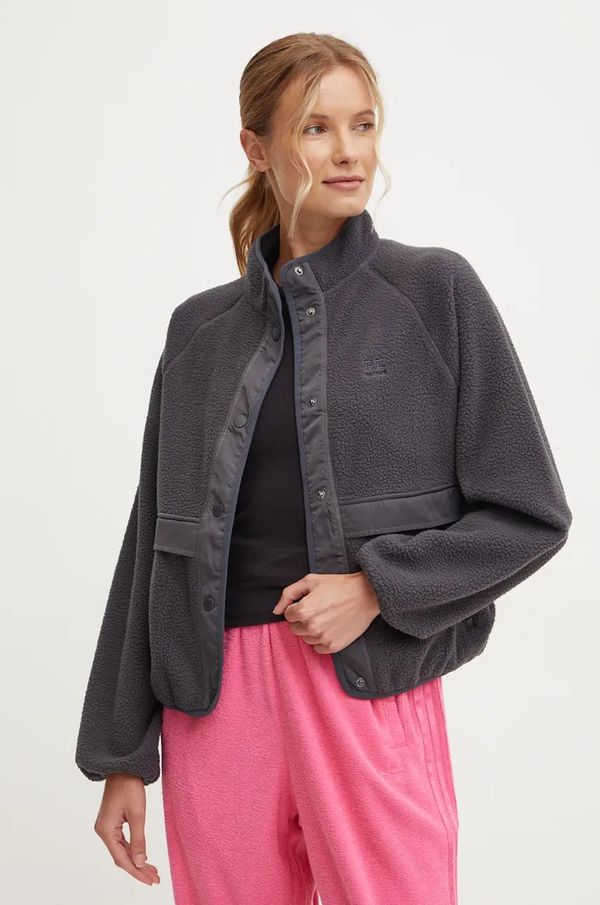 P.E Nation Dukserica od flisa P.E Nation Technique boja: siva, bez uzorka, 243J242