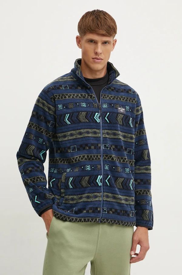 Rip Curl Dukserica od flisa Rip Curl FUN TIMES boja: tamno plava, s uzorkom, 052MFL